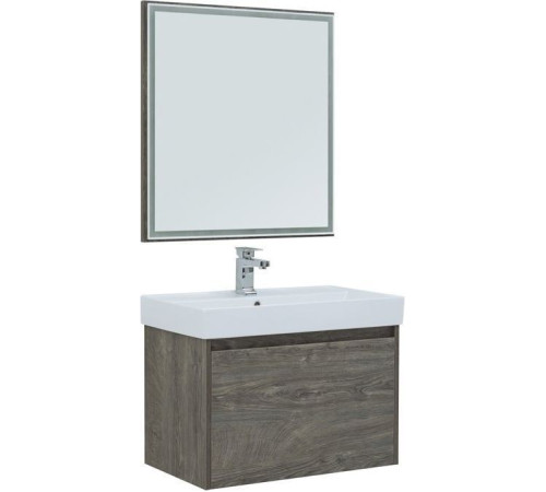 Мебель для ванной Aquanet Nova Lite 75 дуб рошелье (1 ящик)