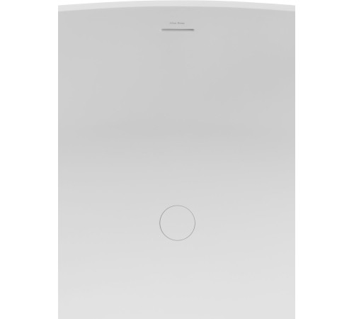 Ванна из искусственного камня Allen Brau Solid Stone Krion Oval 170x80 2.35003.21