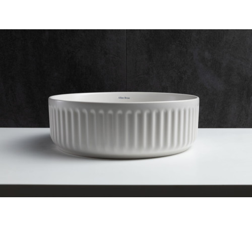 Раковина накладная Allen Brau Fantasy Line 36 4.11032.21 белый матовый