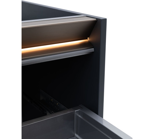 Тумба под раковину Allen Brau Activity 100 1.34014.AM антрацит матовый/олива браш