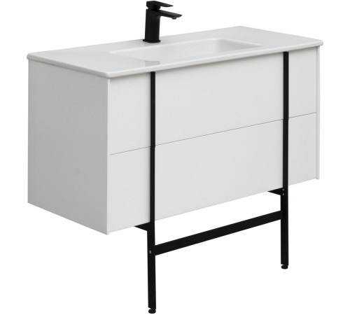 Тумба под раковину Allen Brau Reality 100 1.32007.WM белый матовый