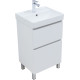 Тумба под раковину Aquanet Вега 50 напольная, белый глянец