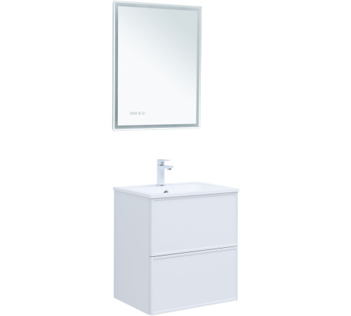 Тумба под раковину Aquanet Арт 60 белый матовый