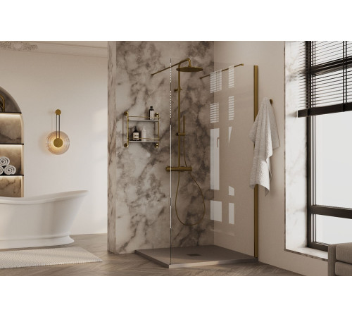 Душевая перегородка Allen Brau Infinity 2 160 3.21060.60.T медь браш