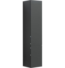 Шкаф-пенал Aquanet Алвита 35 серый антрацит