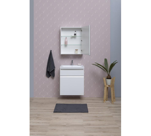 Зеркальный шкаф Aquanet Палермо 60 белый