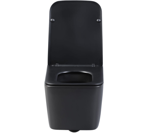 Унитаз подвесной Aquanet Rimless Tavr-W BL-103N-WHT black черный матовый