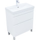 Тумба под раковину Aquanet Слим 70 напольная, белый сатин