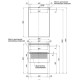 Тумба под раковину Aquanet Алвита 60 серый антрацит