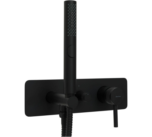 Смеситель для душа Allen Brau Priority 5.31009-31 (с внутренней частью, 2 хода) черный матовый