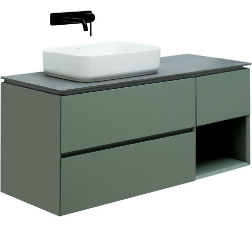 Тумба под раковину Allen Brau Infinity 120 1.21005.CGM L олива матовый