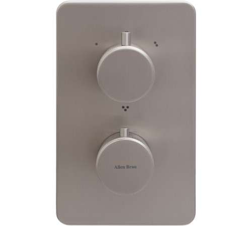 Смеситель для ванны Allen Brau Priority 5.31314-BN (с внутренней частью, 3 выхода) никель браш