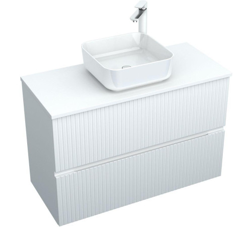 Тумба под раковину Aquanet Джейн 100 белый матовый