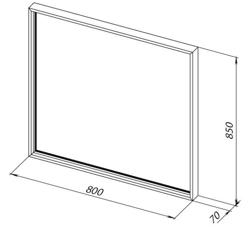 Зеркало Allen Brau Liberty 80 1.330014.60 медь браш