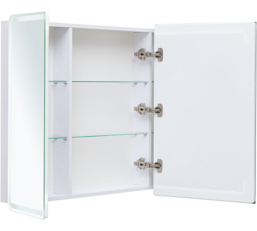 Зеркальный шкаф Aquanet Оптима 110 с LED подсветкой