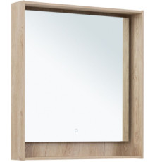 Зеркало Aquanet Милан 80 дуб светлый