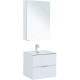 Мебель для ванной Aquanet Алвита New 60 2 ящика, белый матовый