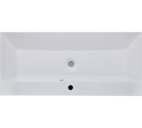 Тумба под раковину Aquanet Гласс 100 белый