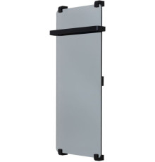 Полотенцесушитель электрический Allen Brau Infinity 100x44 с рейлингом и креплением, черный браш