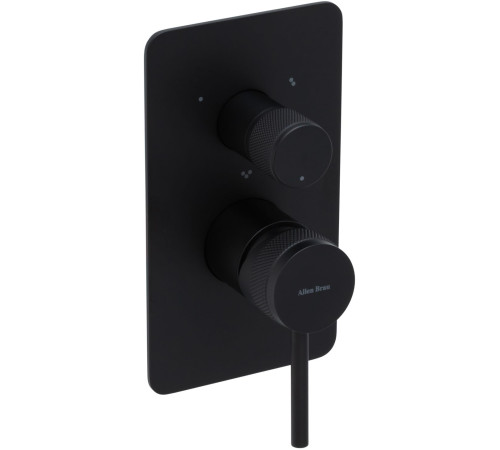 Смеситель для ванны Allen Brau Priority 5.31A11-31 (с внутренней частью, 3 выхода) черный матовый