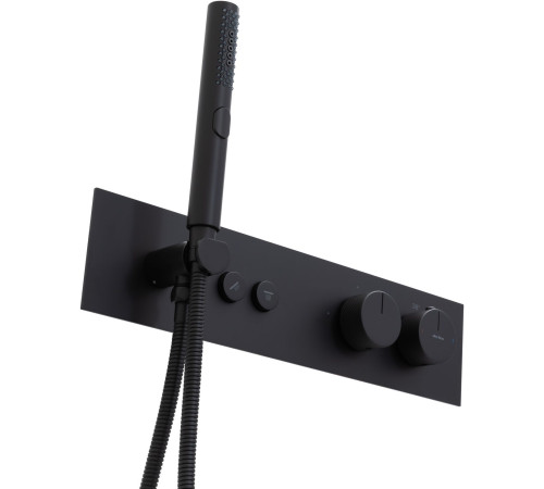 Смеситель для ванны Allen Brau Liberty 5.33010-31 (с внутренней частью, 2 хода) черный матовый