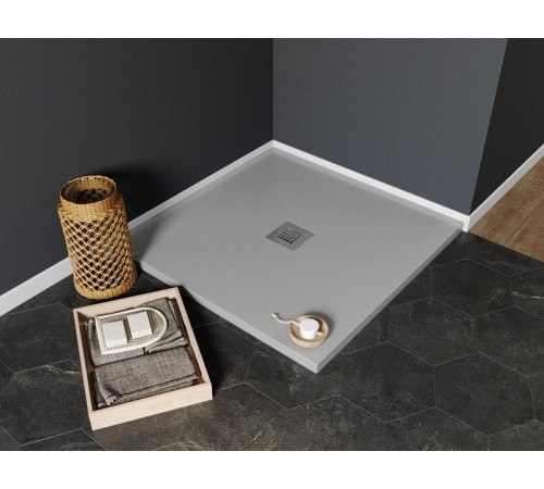 Душевой поддон Aquanet Pleasure 90х90 серый