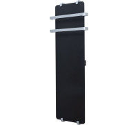 Полотенцесушитель электрический Allen Brau Infinity 120x44 с рейлингом 2.0 и креплением, серебро браш