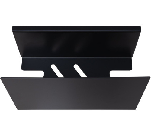 Полка Aquanet Магнум 20x12 черная матовая