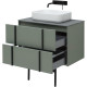Тумба под раковину Allen Brau Reality 80 1.32005.CGM олива матовый