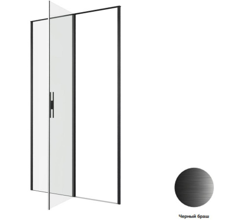 Душевая дверь Allen Brau Priority 120 3.31033.BBA черный браш