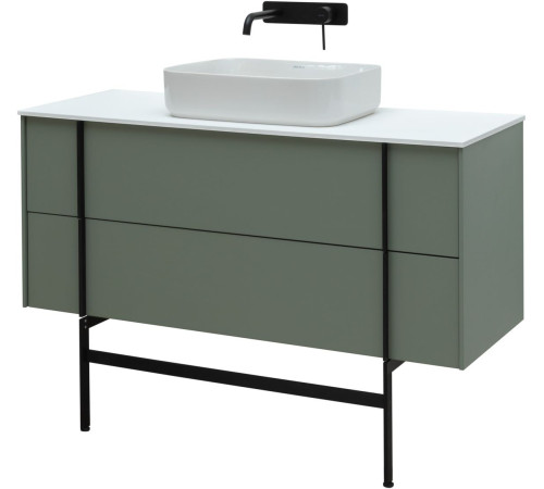 Тумба под раковину Allen Brau Reality 120 1.32008.CGM олива матовый