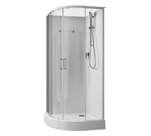 Душевая кабина Aquanet Passion EVO R white 90x90 набор 1