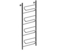 Полотенцесушитель водяной Aquanet Paolo 1000x500, хром