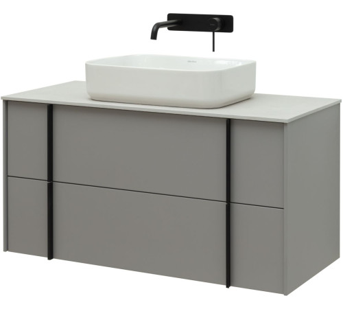 Тумба под раковину Allen Brau Reality 100 1.32007.PGM платина матовый