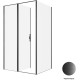 Душевой уголок Allen Brau Priority 120x100 3.31009.BBA + 3.31021.BBA черный браш