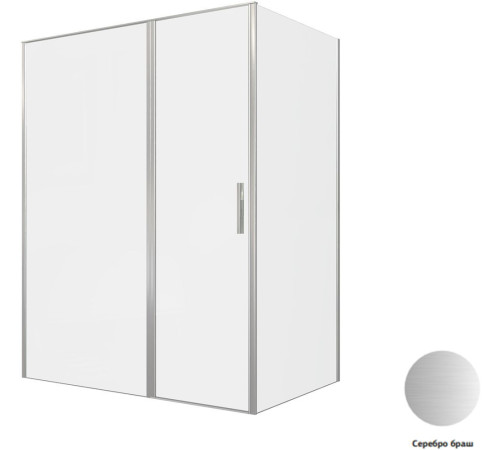 Душевой уголок Allen Brau Priority 160x100 3.31038.BA + 3.31047.BA серебро браш