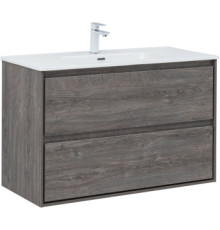 Тумба под раковину Aquanet Милан 100 дуб рошелье