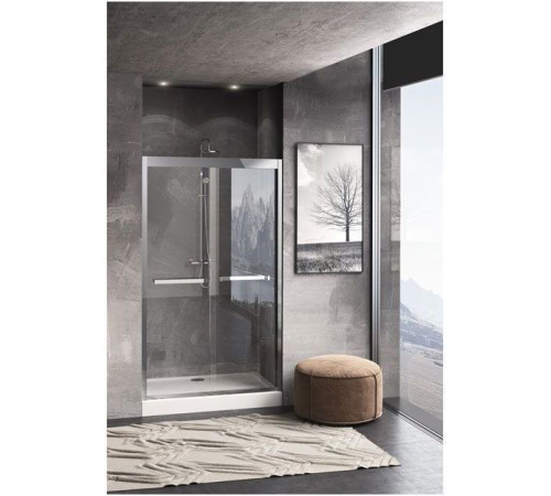 Душевая дверь Aquanet Delta NPD6122 120, прозрачное стекло