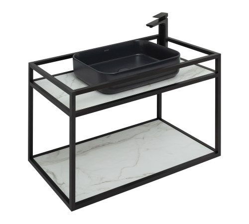 Консоль под раковину Allen Brau Liberty 90 1.33003.BB черный браш