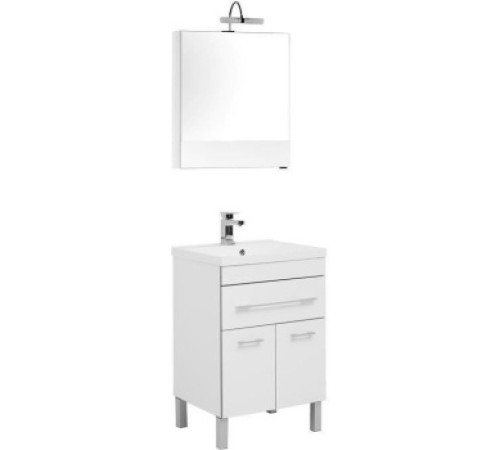 Комплект мебели для ванной Aquanet Верона 60 белый (напольный 1 ящик 2 дверцы)