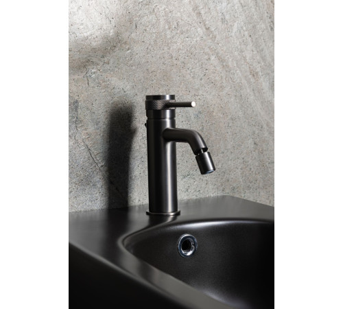 Смеситель для биде Allen Brau Priority 5.31A04-MG (с донным клапаном) графит браш