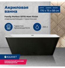 Акриловая ванна Aquanet Family Perfect 170x75 13775-MW-MB