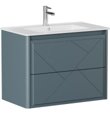 Тумба под раковину Allen Brau Paris 80 1.360001.BGM синий матовый