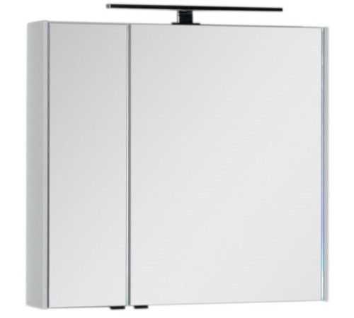 Зеркальный шкаф Aquanet Латина 80 белый