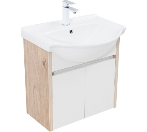 Тумба под раковину Aquanet Сидней 60 дуб кантри/белый