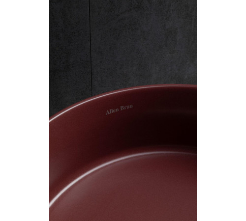 Раковина накладная Allen Brau Fantasy Line 36 4.11032.BD бордо