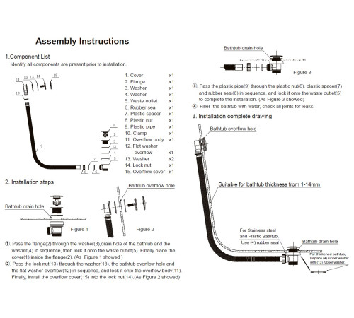Слив-перелив для ванны Allen Brau Priority 5.31027-00 хром