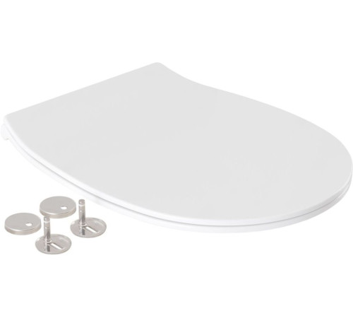 Крышка-сиденье для унитаза Allen Brau Fantasy Smartfix, Soft-Close 4.11005.20 белый глянец