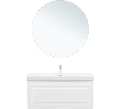 Тумба под раковину Aquanet Агата 110 белый сатин