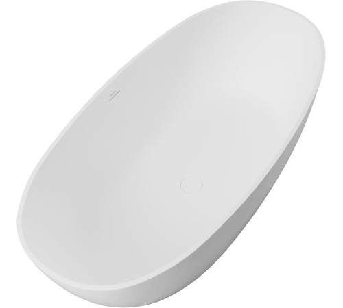 Ванна из искусственного камня Allen Brau Solid Stone Krion Oval 170x80 2.35003.21